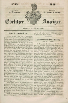 Görlitzer Anzeiger. 1848, № 95 (29 October)
