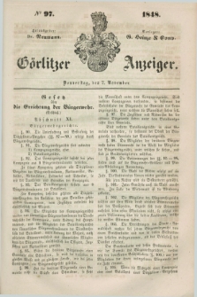 Görlitzer Anzeiger. 1848, № 97 (2 November) + dod.