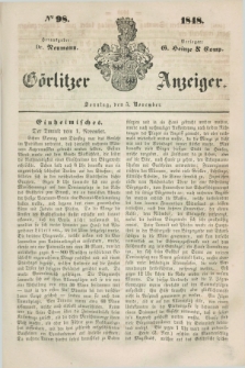 Görlitzer Anzeiger. 1848, № 98 (5 November) + dod.
