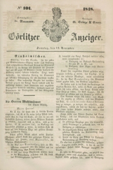 Görlitzer Anzeiger. 1848, № 101 (12 November)