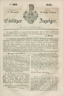 Görlitzer Anzeiger. 1848, № 102 (14 November)