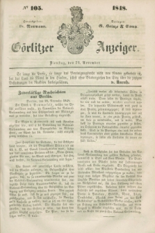 Görlitzer Anzeiger. 1848, № 105 (21 November)