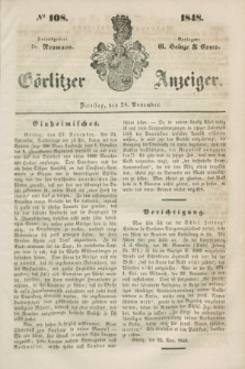Görlitzer Anzeiger. 1848, № 108 (28 November)