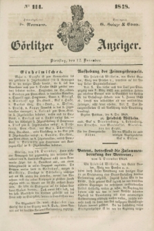 Görlitzer Anzeiger. 1848, № 114 (12 December)