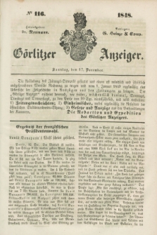 Görlitzer Anzeiger. 1848, № 116 (17 December)