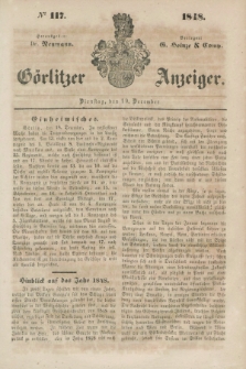 Görlitzer Anzeiger. 1848, № 117 (19 December)