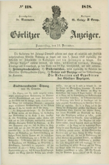 Görlitzer Anzeiger. 1848, № 118 (21 December) + dod.