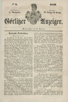 Görlitzer Anzeiger. 1849, № 8 (18 Januar) + dod.