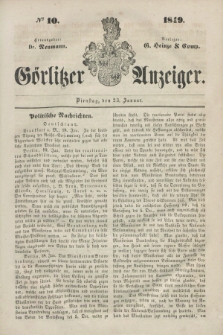 Görlitzer Anzeiger. 1849, № 10 (23 Januar)