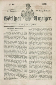 Görlitzer Anzeiger. 1849, № 12 (28 Januar)
