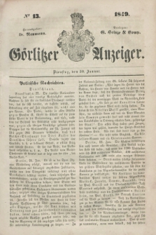 Görlitzer Anzeiger. 1849, № 13 (30 Januar)