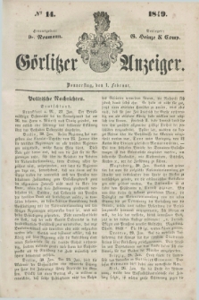 Görlitzer Anzeiger. 1849, № 14 (1 Februar) + dod.