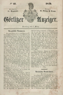 Görlitzer Anzeiger. 1849, № 27 (4 März)