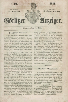 Görlitzer Anzeiger. 1849, № 30 (11 März)