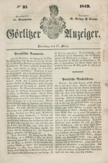 Görlitzer Anzeiger. 1849, № 37 (27 März)