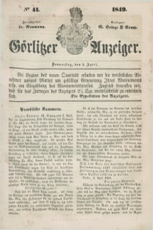 Görlitzer Anzeiger. 1849, № 41 (5 April) + dod.