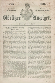 Görlitzer Anzeiger. 1849, № 49 (24 April)