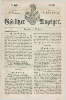 Görlitzer Anzeiger. 1849, № 69 (10 Juni) + dod.