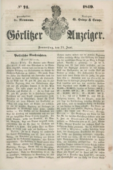 Görlitzer Anzeiger. 1849, № 74 (21 Juni) + dod.