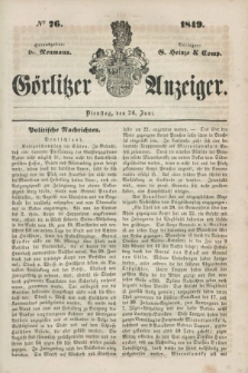 Görlitzer Anzeiger. 1849, № 76 (26 Juni)