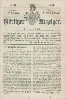 Görlitzer Anzeiger. 1849, № 79 (3 Juli)
