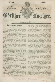 Görlitzer Anzeiger. 1849, № 88 (24 Juli)