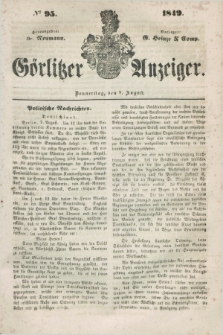 Görlitzer Anzeiger. 1849, № 95 (9 August) + dod.