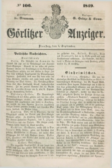 Görlitzer Anzeiger. 1849, № 106 (4 September)