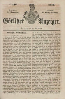 Görlitzer Anzeiger. 1849, № 148 (11 December)