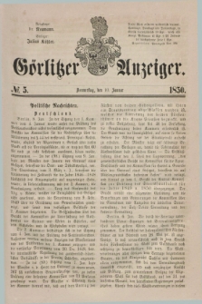 Görlitzer Anzeiger. 1850, № 5 (10 Januar) + dod.