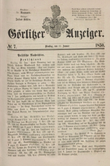 Görlitzer Anzeiger. 1850, № 7 (15 Januar)