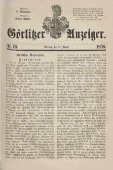 Görlitzer Anzeiger. 1850, № 10 (22 Januar)