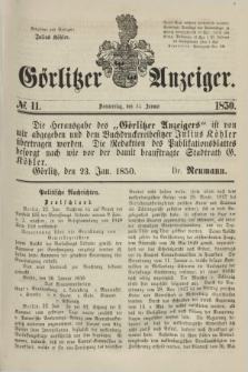 Görlitzer Anzeiger. 1850, № 11 (24 Januar) + dod.