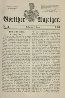 Görlitzer Anzeiger. 1850, № 13 (29 Januar)