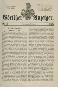 Görlitzer Anzeiger. 1850, № 14 (31 Januar) + dod.