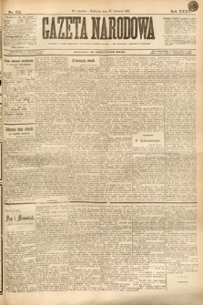 Gazeta Narodowa. 1895, nr 172