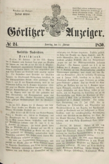 Görlitzer Anzeiger. 1850, № 24 (24 Februar)