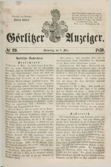 Görlitzer Anzeiger. 1850, № 29 (7 März) + dod.