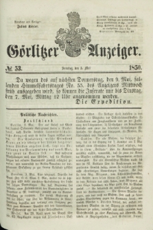 Görlitzer Anzeiger. 1850, № 53 (5 Mai)