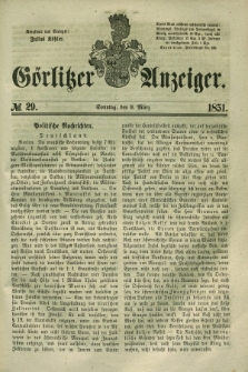 Görlitzer Anzeiger. 1851, № 29 (9 März)