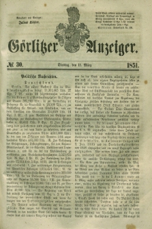 Görlitzer Anzeiger. 1851, № 30 (11 März)