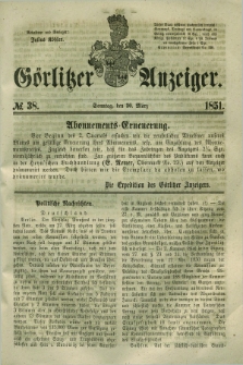 Görlitzer Anzeiger. 1851, № 38 (30 März) + dod.