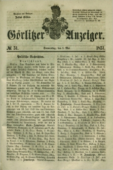 Görlitzer Anzeiger. 1851, № 51 (1 Mai) + dod.