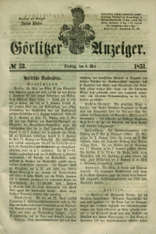 Görlitzer Anzeiger. 1851, № 53 (6 Mai)
