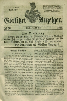 Görlitzer Anzeiger. 1851, № 56 (13 Mai)