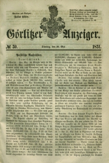 Görlitzer Anzeiger. 1851, № 59 (20 Mai)