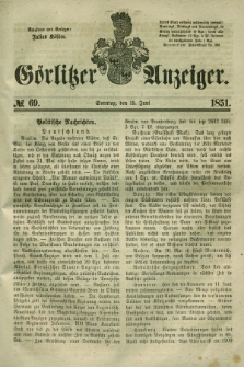 Görlitzer Anzeiger. 1851, № 69 (15 Juni) + dod.