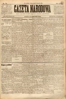 Gazeta Narodowa. 1895, nr 178