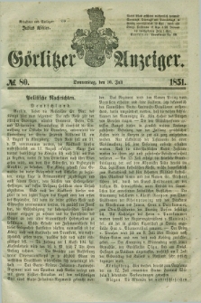 Görlitzer Anzeiger. 1851, № 80 (10 Juli) + dod.