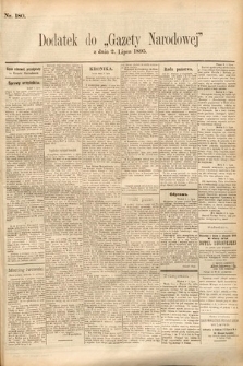 Gazeta Narodowa. 1895, nr 180
